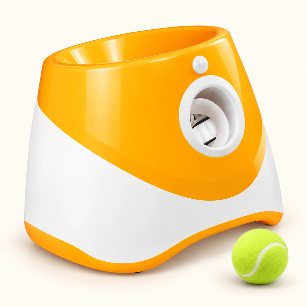 Automatic Dog Ball Launcher – Green & Orange