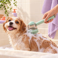 Pet Bath Brush – Dog & cat Washing Massage Shower Brush with Press Liquid Dispenser