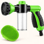 Pet Wash Bath Rubber Brush & Water Sprayer - Dog Cleaning Comb