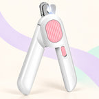 Cat Nail Clipper with LED Light and Nail File - Dog Claw Trimmer & Pet Grooming Tool